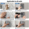 Hands Free Hair Dryer Holder Wall Mount, Adjustable Bathroom Blower
