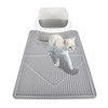 Mofason Rubber Large Cat Litter Mat - Kitty Litter Box