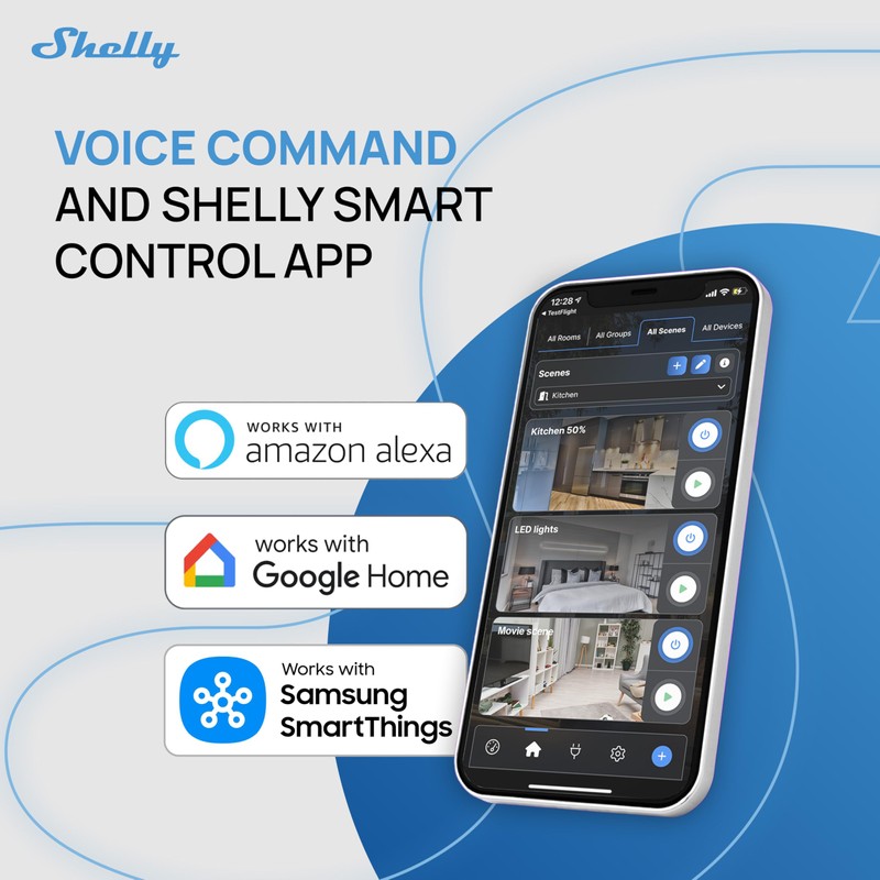 Shelly Flood Gen4 - Smart Matte Water Sensor with Leak