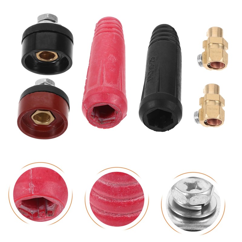 Ciieeo 1Set Welding Cable Quick Connector Kit Easy Install Welding
