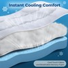 BDEUS 4 Inch Dual Layer Memory Foam Mattress Topper Full