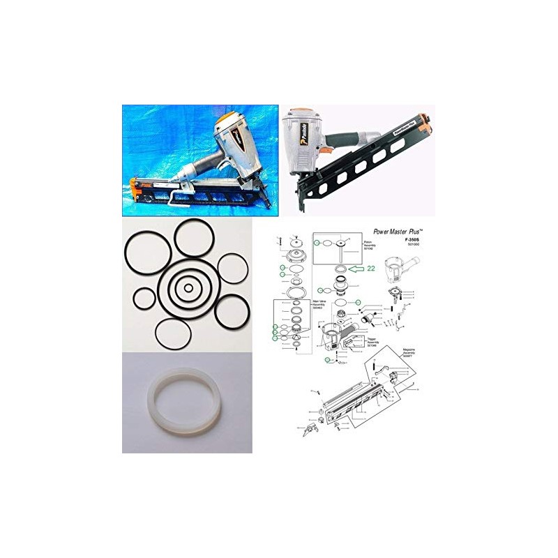 HAKATOP O-Ring Rebuild Kit for Paslode Framing Nailer F350-S with