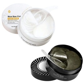 120 Parches Hydrogel Ojos Colágeno Hidratante mejora las ojeras, fatiga ocular, disminuye la hinchazón y suaviza las líneas finas de expresión (Perla 