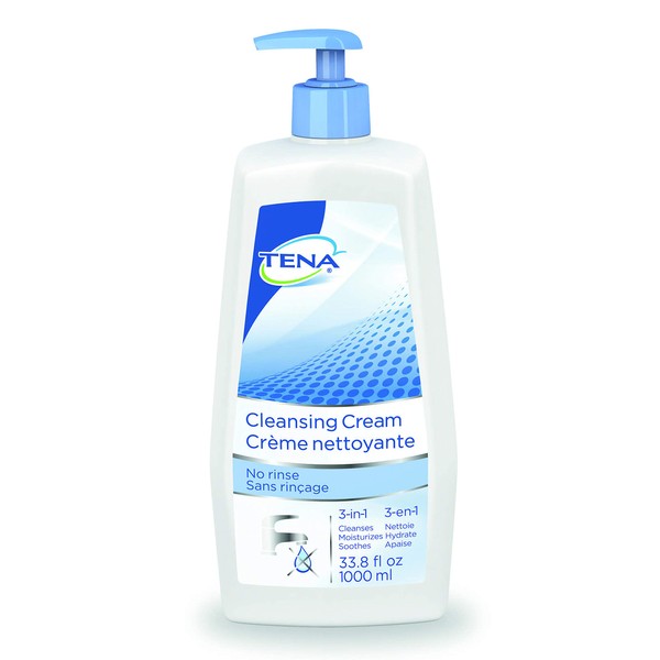 TENA ProSkin Cream Rinse-Free Body Wash Pump Bottle Mild Scent 33.8 oz. 64435 1 Each