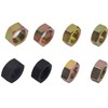 VKALTUL 8pcs Axle Spindle Rethreading Tool Set, Thread Chaser Set,