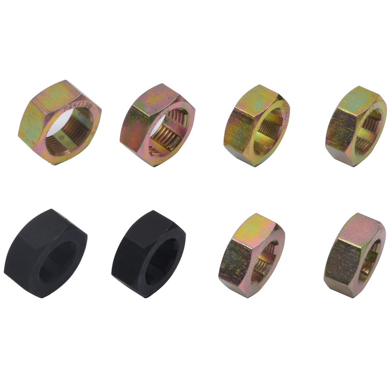 VKALTUL 8pcs Axle Spindle Rethreading Tool Set, Thread Chaser Set,