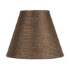 3x6x5 Chocolate Burlap Chandelier Lampshade - Perfect for Chandeliers, Foyer