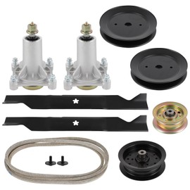 SCITOO Deck Rebuild Kit, 46 Lawn Mower Deck Parts Rebuild Kit Compatible with Husqvarna, PB195H46YT, YTH21K46, for Craftsman YT3000, YTS3000
