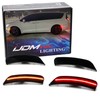 iJDMTOY 4pc Set Black-Out Dark Lens Front/Back Full LED Side