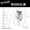 Boldink Temporary Tattoos, semi permanent tattoos, 15-day long lasting tattoo