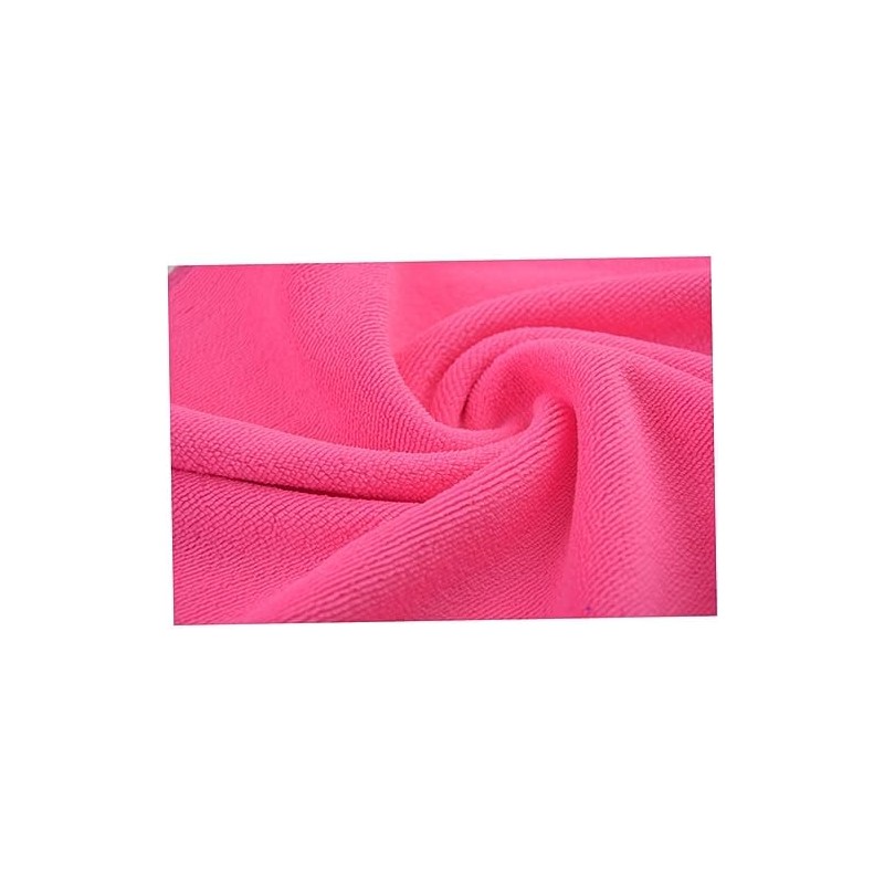 DOITOOL Toalla de Microfibra para Secado de Cabello Rosa 30x70