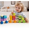 Hape Fantasia Building Blocks Toddler Push and Pull Train Set