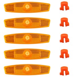 DELUXEFOX Bicycle Wheel Reflector, Set of 5, Bicycle Reflector, Bike Wheel Reflector, Bicycle Reflector, Universal Bicycle, High Brightness, Safety Warning, For Night Driving, Inclement Weather, Easy