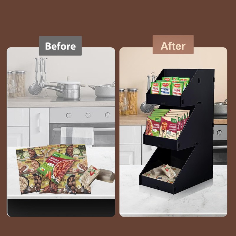 Sauce Packet Organizer, For Organizing Ketchup Packet, Condiment Packets, Sugar