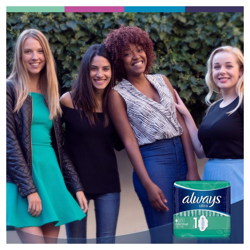 Always Ultra Normal Binden (mit Flügeln) Größe: 1, 8er Pack