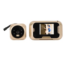 Door Peephole Camera, 3 Inch Screen Video Doorbell Camera Digital Door Viewer, Night Vision Video Intercom System, Built in Memory, 90° Wide Angle for Home Apartment