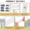 2 Pcs RV Door Straps with 4 Pcs Button Snap
