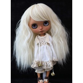Wigs Only 9-10 inch Doll Wig Long Hair for 24-27cm Head (Blonde-1)