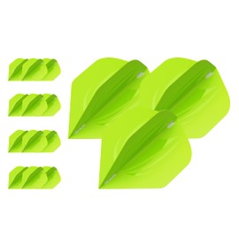 Target Darts 5 x Sets of ID Pro. Ultra Green No.2 Dart Flights - 15 in Total