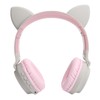 Cat Ear Headphone 3D LED Light Wireless Bluetooth 5.0 Foldable