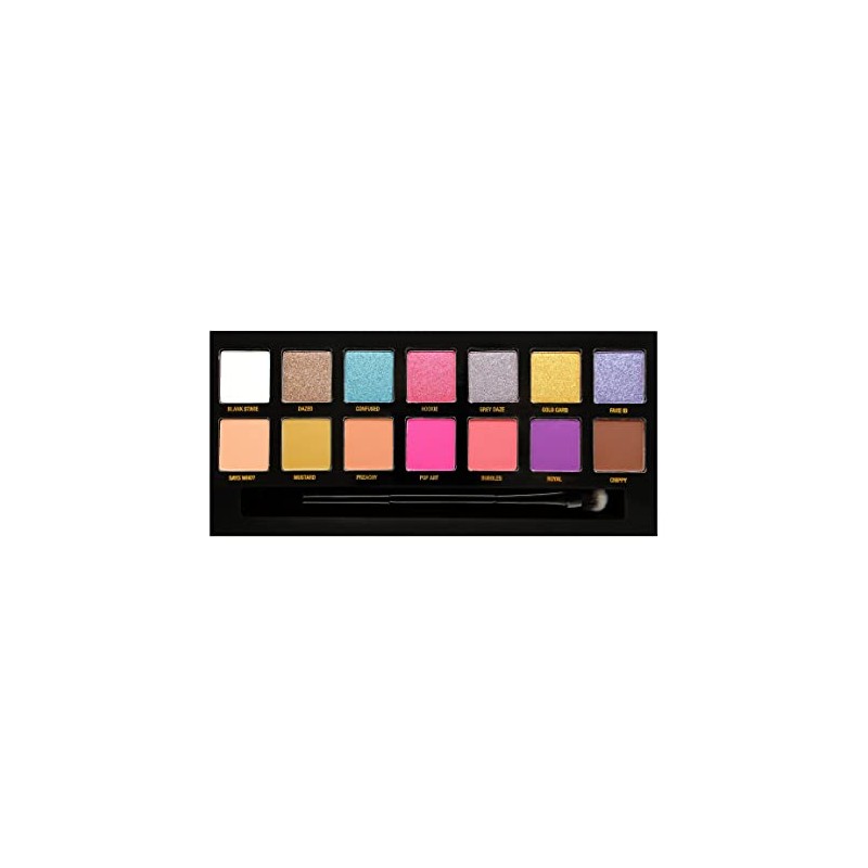 W7 | Whatever Pressed Pigment Palette Makeup | Tones: Cream