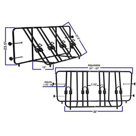 Titan Ramps Pick Up Truck Bed Box Mounted Carrier Stand 1 2 3 4 Bike Rack Bicycle Transport