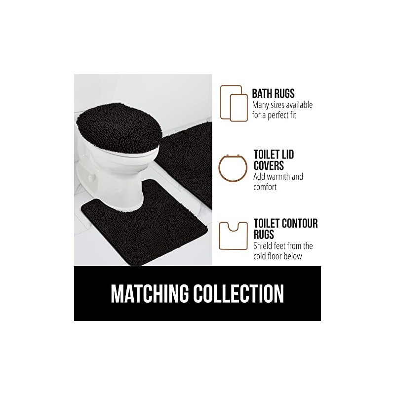 GORILLA GRIP GORILLA GRIP Bath Rug Mat 70x24, Thick Soft