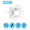 3/4" Zip Tie Mounts - 240PCS Self Adhesive Cable Tie