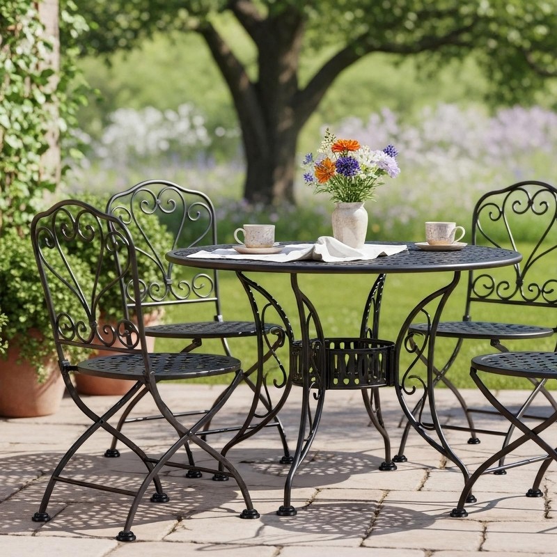 Mifoci 24 Pcs 1" Specialty Wrought Iron Chair Cup Glide