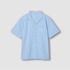JAJU [JAJU] Men's Seersucker 5-Part Pajama Set_Dark Blue