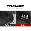 Car Rear Trunk Organizer Side Divider Board Sticker fits for