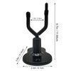 Fockety Wall Mount for Violin, Viola, Violin with Bow Holder,