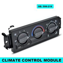 SJMYXCLW Front HVAC Climate Control Module 15054697 For GMC Sierra 1500/2500 2001-2002