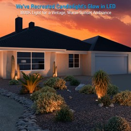 LEONLITE Dia. 4 Inch 5CCT Well Lights Landscape LED In Ground, 5 Color Temperature Selectable, 12-24V AC/DC CRI90 Low Voltage Outdoor Garden Landscaping, Aluminum Housing, Oil Rubbed Bronze, Pack of 6