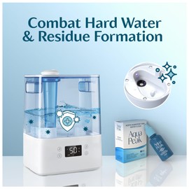 [2-Pack] Humidifier Drops for a Clean Tank - 400+ Uses - Food Grade Humidifier Cleaner - Slows Residue Accumulation and Scaling - Made in USA - Humidifier Water Treatment Cleaning Solution