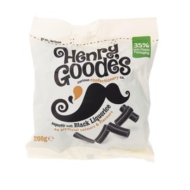 Candyland Henry Goodes Soft Liquorice (200g x 6)