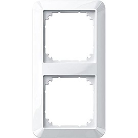 Merten 389219 1-M-frame, 2-gang, polar white glossy