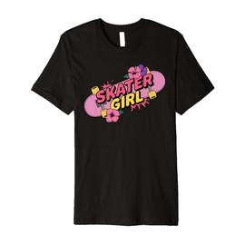 Skateboarding Design for Girls Women Skateboard Skateboarder Premium T-Shirt