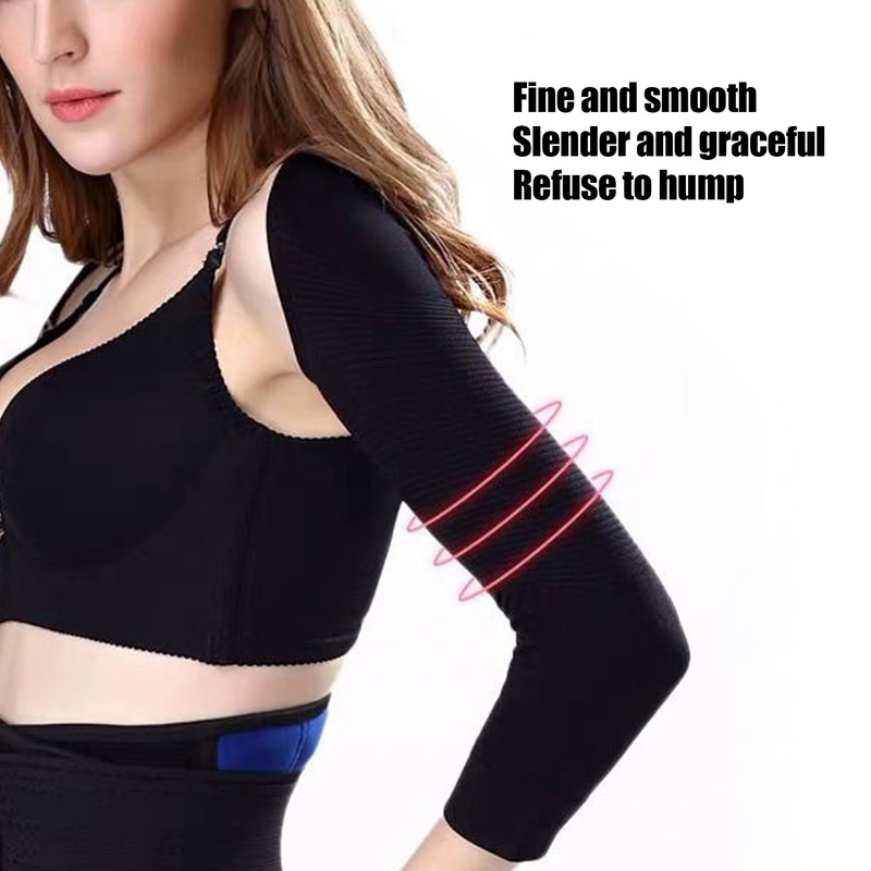 Upper Arm Shaper Slimmer Compression Sleeves Humpback Posture Corrector ShapewearM