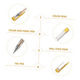 VILLFUL Colorful Gel Pens Fine Point Metalic Paint Pens Drawing Tools Versatile for Office School and Home
