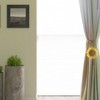 Paquete de 2 alzapaños de cortina de girasol de ganchillo