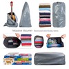 Large Postage Bags by Calzette Extra Strong Polythene Grey Mail