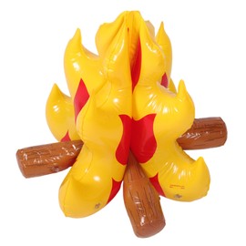 Anneome Interesting Inflatable Bonfire Prop Wear-resistant Campfire Toy for Portable Inflatable Decoration for Camping Reusable Compact Campfire Accessory Fun Party Prop
