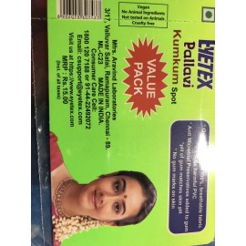 Eyetex Kumkum Red Bindi Stickers Size P8- 108 Spots - USA Seller