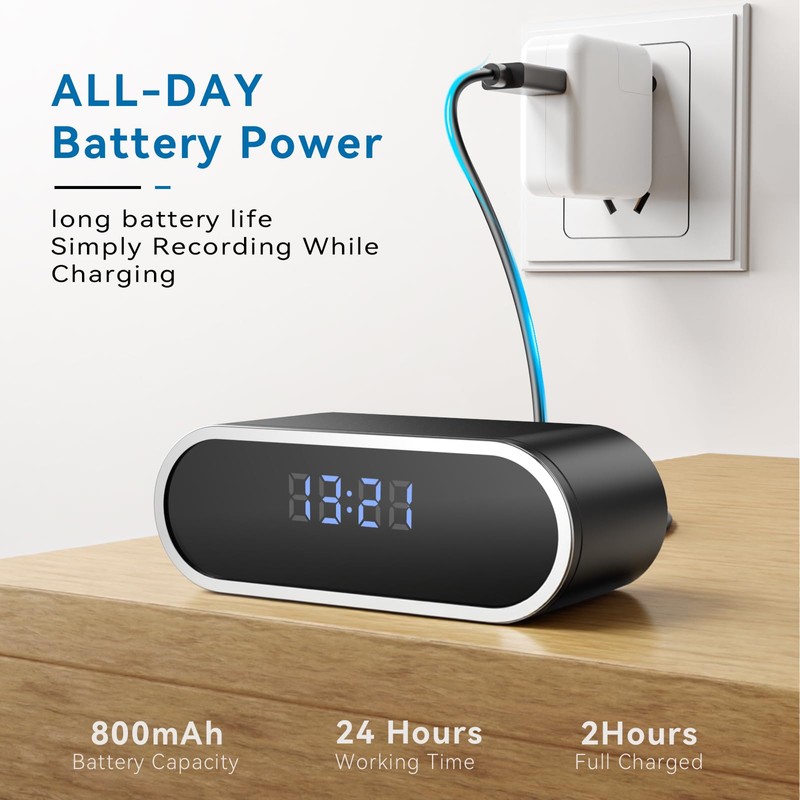 ASWNS Wireless WiFi Security Camera, Nanny Cam for Home, Indoor