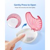 JMU Retainer Case, Pink Orthodontic Retainer Case, Dental Mouthguard Container