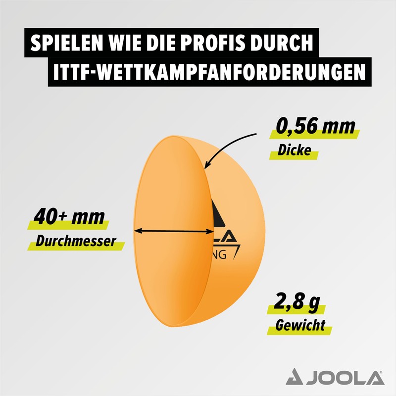 Joola Training 120 Table Tennis Balls - Orange