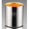 Tamahashi TM-039 Tumbler Silver (Inner Surface 24K Gold Plated), 8.8