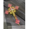 1 INRI Crucifix Altar Stand With Detachable Base 1 1"