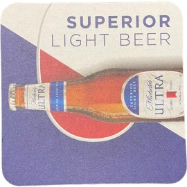 Michelob Ultra Superior Light Beer Coasters | Set of Twenty (20) | New & F/S